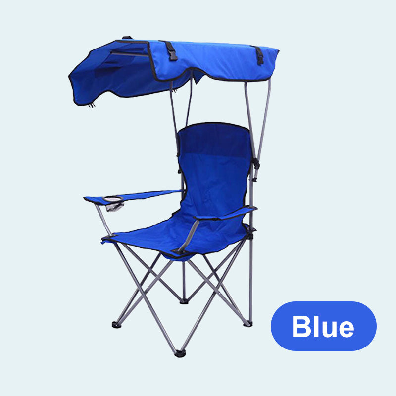Portable Canopy Beach Chair with Sun Shade