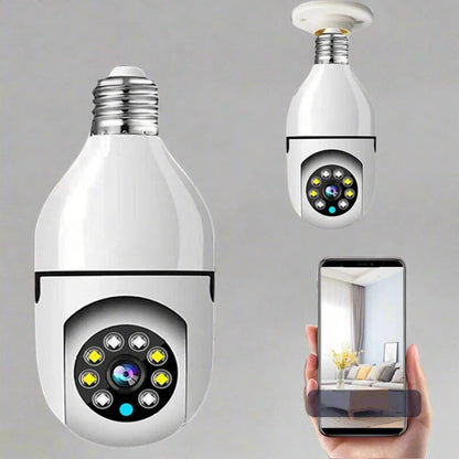 V380 Pro Fisheye 360 Degree Panoramic Wireless WiFi IP CCTV Security (Pack of 1)
