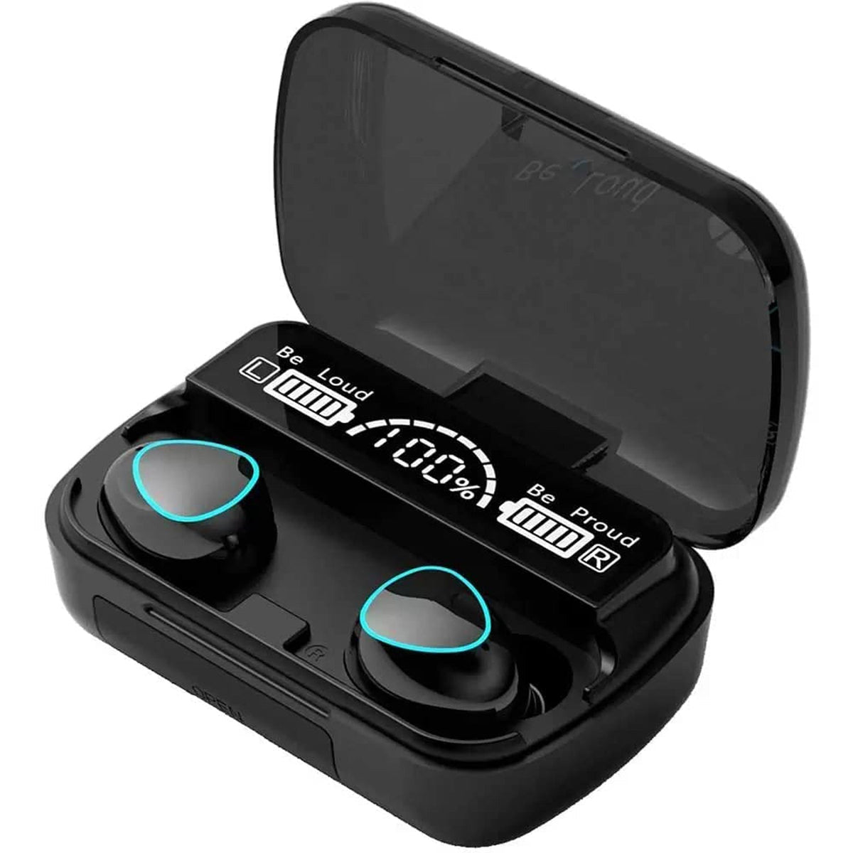 Wireless In-Ear Earbuds with Charging Case & Mic