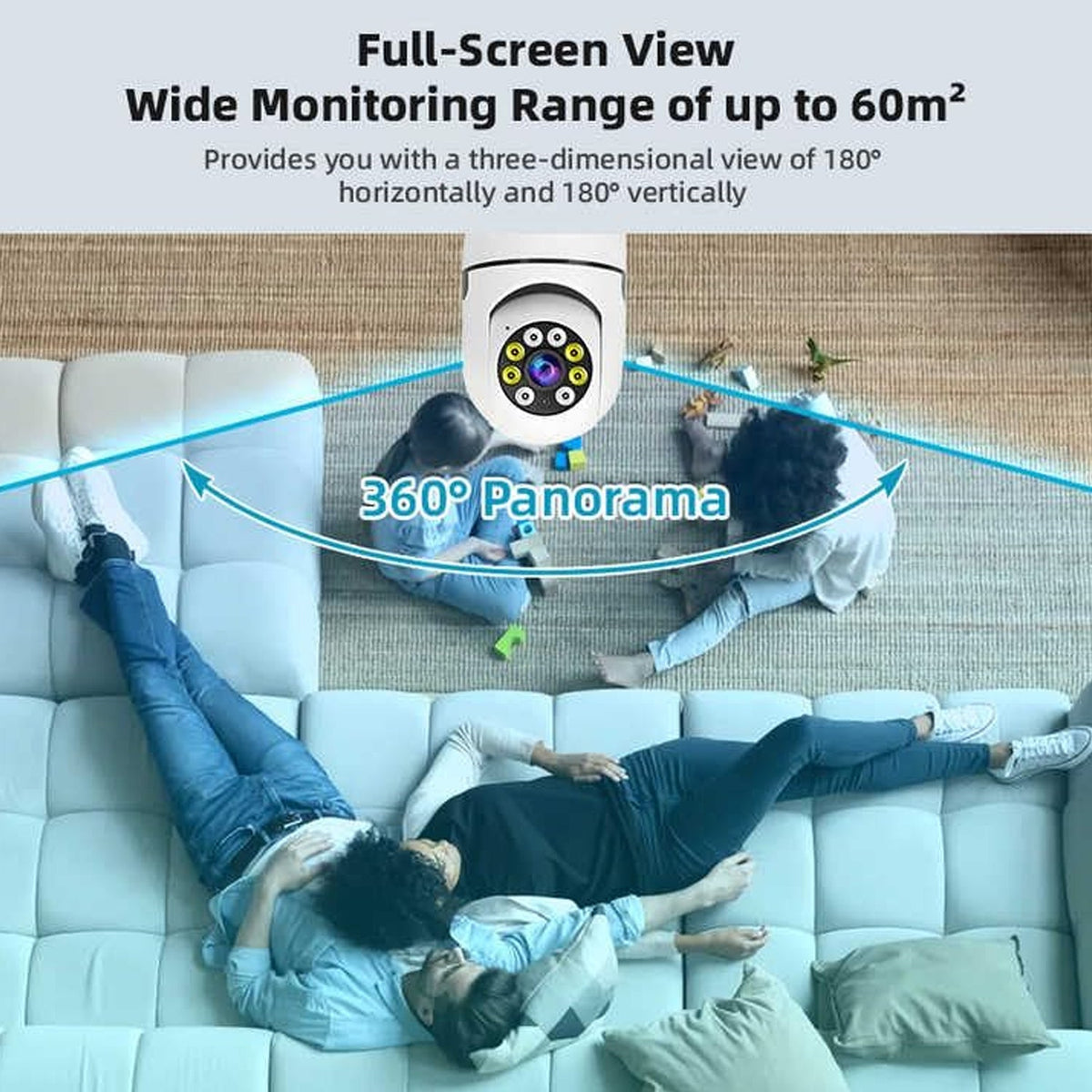 360 Degree Panoramic Wireless WiFi IP Security Camera