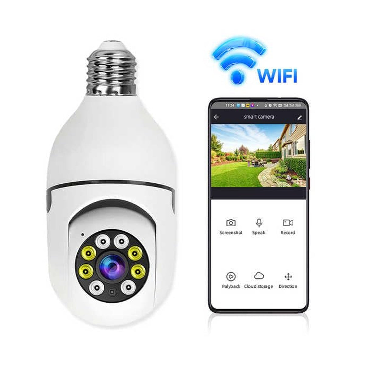 360 Degree Panoramic Wireless WiFi IP Security Camera