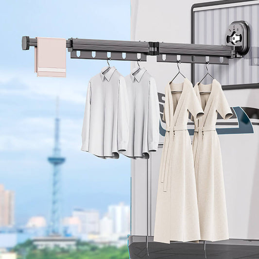 Wall-Mounted Folding Clothes Drying Rack