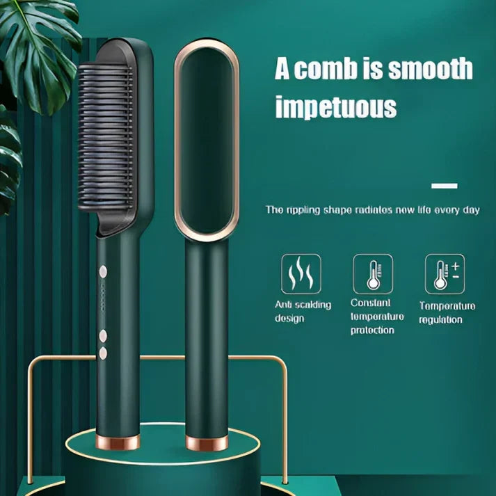Professional Electric Hair Straightener Brush
