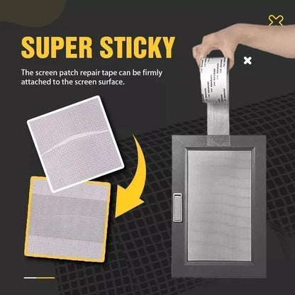 Window Screen Repair Tape Mesh Roll