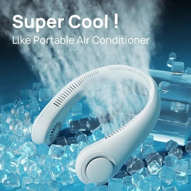 Rechargeable Wearable Neck Fan