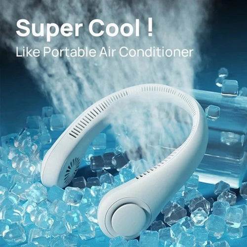 Rechargeable Wearable Neck Fan