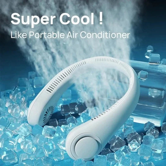 Rechargeable Wearable Neck Fan