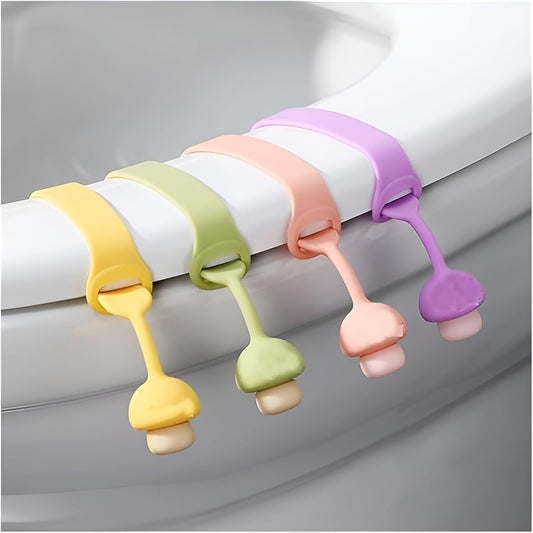 Silicone Toilet Seat Lifter Handle (Pack of 4)