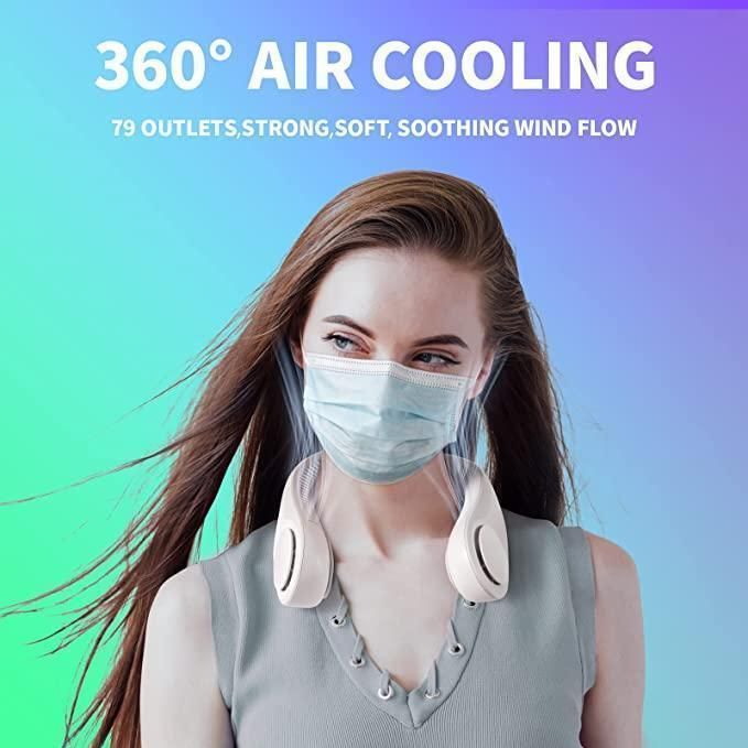 Rechargeable Wearable Neck Fan