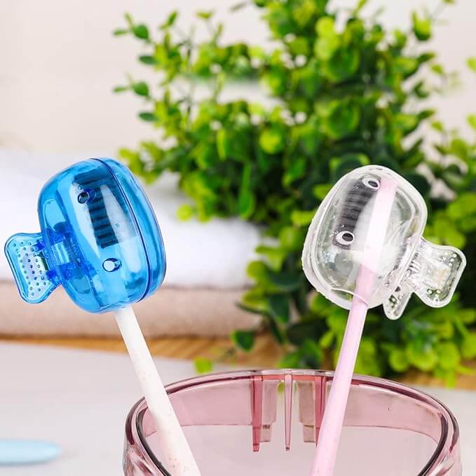 Protective Toothbrush Head Covers (Pack of 6)
