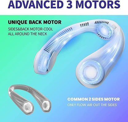 Rechargeable Wearable Neck Fan