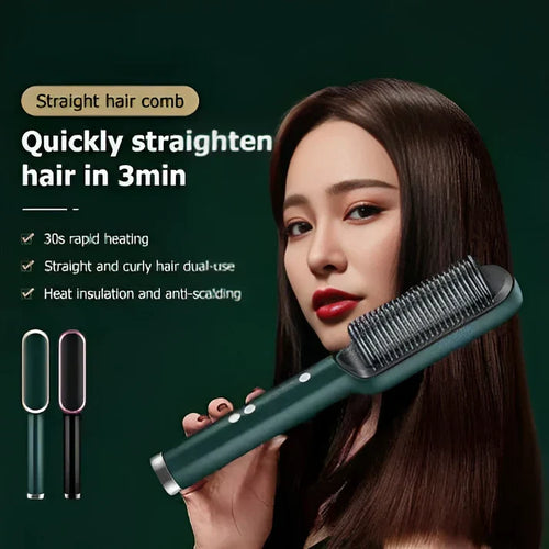 Professional Electric Hair Straightener Brush