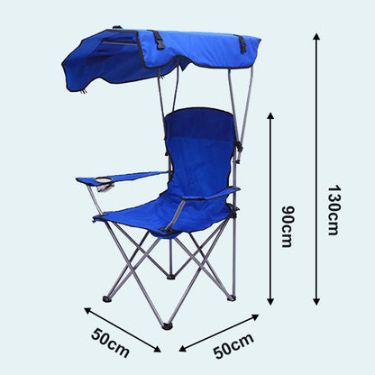 Portable Canopy Beach Chair with Sun Shade